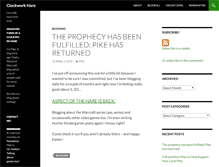 Tablet Screenshot of clockworkhare.com